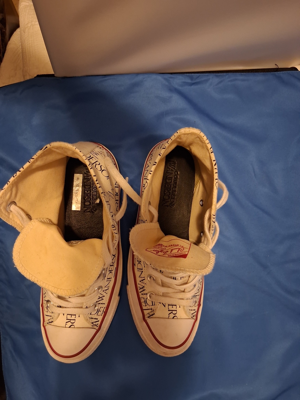 Converse Chuck 70 J.W. Anderson Grid High Top Sneaker White/Black 160808C - Picture 9 of 9